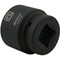 Dynamic 1" Drive Standard Socket, Black Phosphate, Tools 1-13/16" X 1" Drive, 6 Point Standard Length D025358 - alternate 2